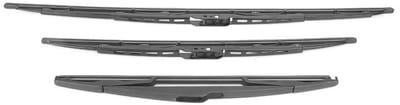 Dailygoods- Ruitenwisser 3-delige set - Achterwisser - Rubberen Bladen - Geschikt voor C3 Mk1 2002-2008 - Hoogwaardige Prestaties - Volledig Schoon - Wisserbladen