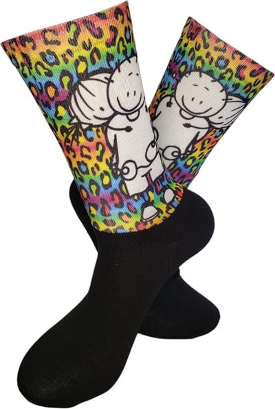 Verjaardags cadeau - Love sokken - Verliefd Print sokken - vrolijke sokken - valentijns cadeau - ik hou van jou - grappige sokken - Schattig - leuke dames en heren sokken - moederdag - vaderdag - Sokken waar je vrolijk van wordt - Maat 36-40