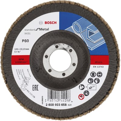 Bosch LAMELSLIBESKIVE 125 SFM K80 SKRÅ