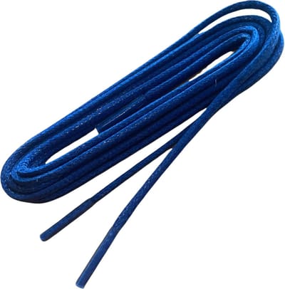 Ronde Wax veter - Jeans blauw - 75 cm