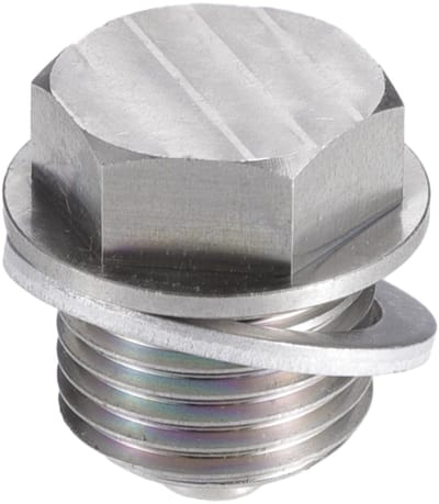 Dailygoods - Universele Magnetische Olie-afvoerplug - Geschikt voor Auto - Zilveren Kleur - M16x1.5 - Hoogwaardige Olie-afvoerplug - Voor Auto's en Mo...
