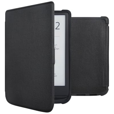 imoshion Slim Soft Case Bookcase voor de Pocketbook Touch Lux 5 / HD 3 / Basic Lux 4 / Vivlio Lux 5 - Zwart