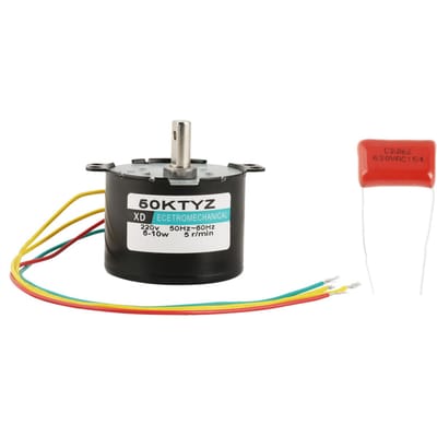 1 STUKS AC220V Miniatuur Laag Toerental Groot Moment van Kracht Synchroonmotor CWCCW (15 toeren per minuut)