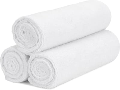 Microvezel handdoeken - Zweethanddoeken sport - Sportschool training - Sneldrogend absorberend - 3 stuks 40x61cm - Wit
