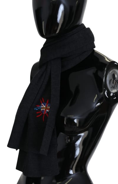 Zwarte Heilige Hart #DGLovesLondon Wikkel Sjaal