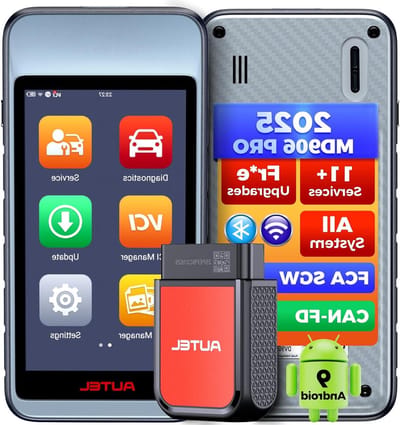OBD2 Diagnoseapparaat Auto - Autodiagnose Tool - Voertuigonderhoud - Uitgebreide Systeemdiagnose - 5.5 Inch Scherm - Zwart