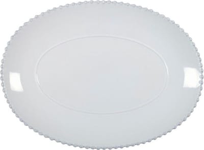 Costa Nova / Casafina- Ovale schaal PEARL 40 cm - Wit