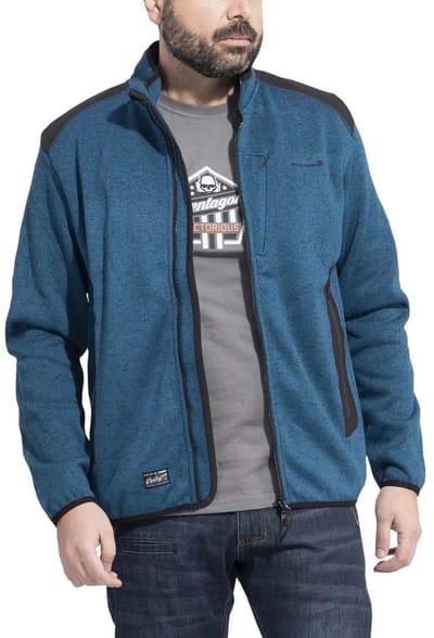 Pentagon Amintor Tactical Sweatshirt Met Rits Blauw M Man