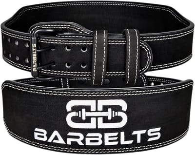 Barbelts Lifting Belt - Black | Fitness riem - Bodybuilding belt - Maat (tailleomtrek): XS: 55 - 77 cm