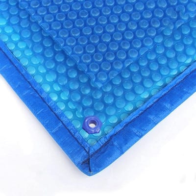Rechthoekige Solar Cover - Zwemband Deksel - Zwembad Verwarmen - 400µm Dik Materiaal - 3m x 8m - Blauw