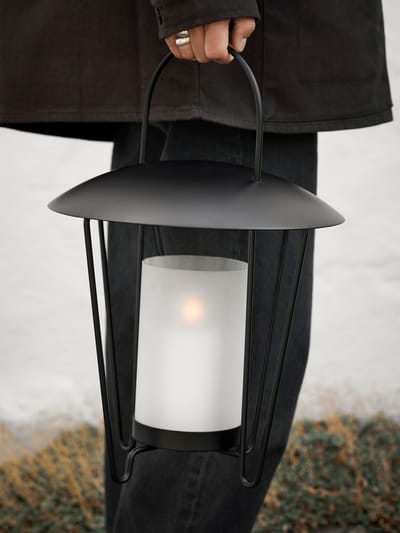 Ferm Living Abri lantaarn - zwart