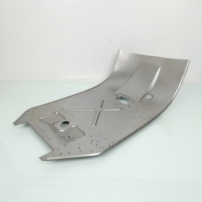Treeplank plaatstaal renovatie RMS voor scooter Piaggio 50 Vespa L 1966 tot 1970 Nieuw