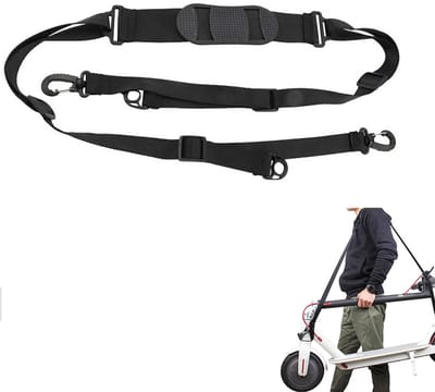 Schouderriem voor loopfiets - schouderriem voor fiets - raagriem - draagriem voor strandstoel - Draagbare Scooter Trekriem - antislip - met stevige gespen - geschikt voor scooters en vouwfietsen