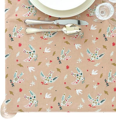 BINK Bedding Tafelkleed - Tafelzeil Vic - Acryl gecoat Katoen 145 x 100 cm - afneembaar - wasbaar - feest - feestdecoratie - kinderfeestje - verjaardag - buiten eten