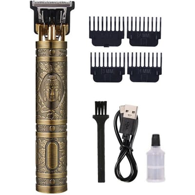 Tondeuses à cheveux pour hommes tondeuse à cheveux professionnelle sans fil kit de toilettage outil de coupe de cheveux pour bébé Buddha head bronze