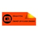 Brother TZe-B51 tape zwart op fluorescerend oranje 24mm x 5m (huismerk)