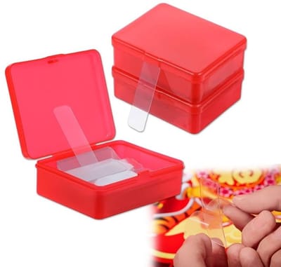 Dailygoody - dubbelzijdig plakband - verwijderbaar - extra sterk - transparant - multifunctioneel - geschikt voor tapijt, tegels, foto's en poste