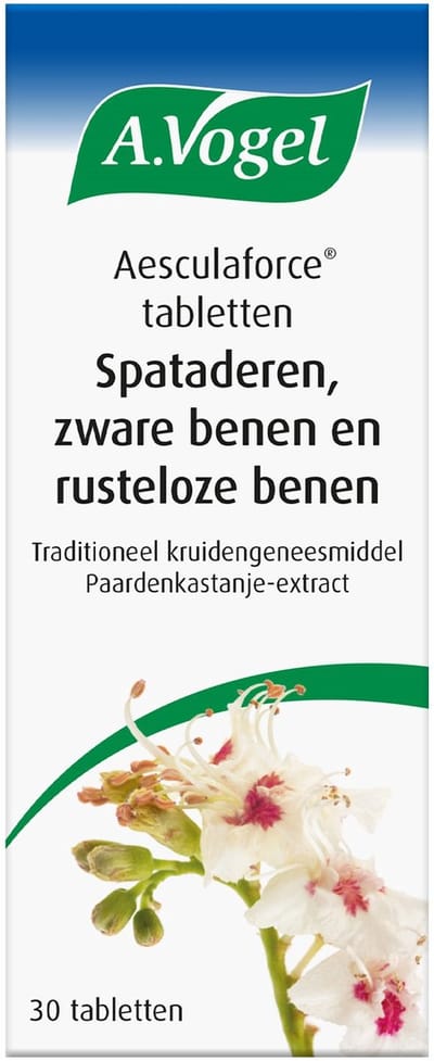 A.Vogel Aesculaforce tabletten - Geneesmiddel bij spataderen en zware, rusteloze benen - 30st