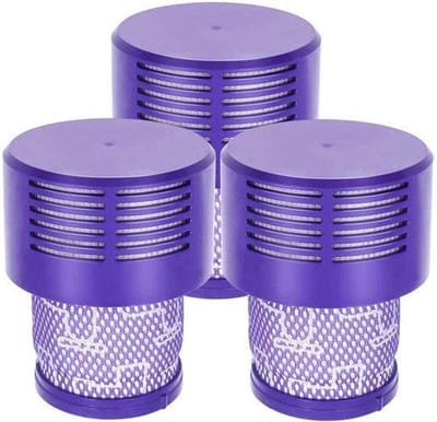 3 x HEPA filter geschikt voor Dyson V10 Sv12 stofzuiger Total Clean, Parquet, Motorhead, Animal wasbaar steelstofzuiger DY-969082-01 - Promessa-Solutions