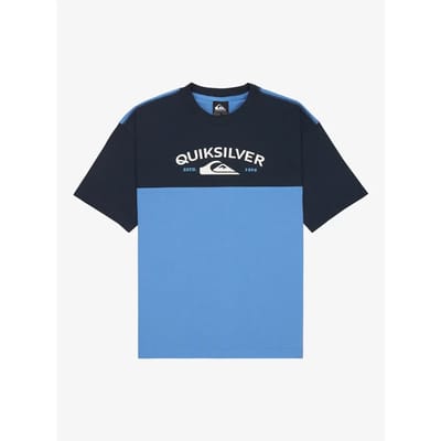 Quiksilver Knowledge Aera T-shirt Met Korte Mouwen Blauw 14 Years Jongen