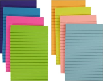 Geassorteerde Kleur Plaknotities 10x15 cm - 360 Vellen Zelfklevend Notitieblok