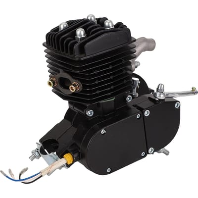 Moteur à essence 2 temps 80 cm³ monocylindre, puissance 2,5 à 3,5 kW, refroidissement par air pour motocyclette
