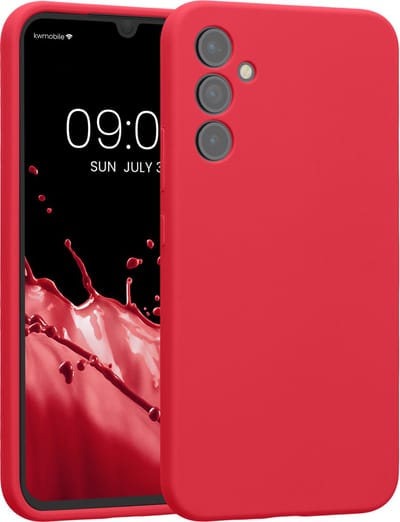 kwmobile telefoonhoesje geschikt voor Samsung Galaxy A34 5G - TPU backcover met siliconen coating - Smartphone case in awesome pink