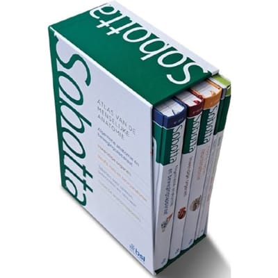 Sobotta-Cassette Met 3 Delen Atlas, Tabellenboek En Collectie Anatomieposters