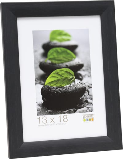 Deknudt Frames fotokader zwart, schilderlook fotomaat 70x10 cm