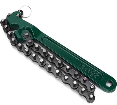 Oliefilter Sleutel met Ketting, 9 Inch Universele Gereedschap voor Auto Reparatie en Onderhoud