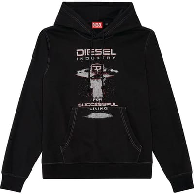 Diesel Ginn K36 Hoodie Zwart S Man
