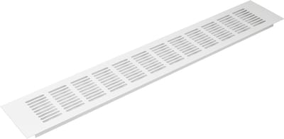 Luchttoevoer Ventilatierooster 20 x 3 Inch - Wit Aluminium Rectangular Inlaat-/Uitlaatdeur voor HVAC