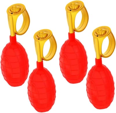Waterspeelring Speelgoed - Waterring Grap - Feestelijke Vieringen - Innovatief Ontwerp - 8 x 2.5 cm - Rood