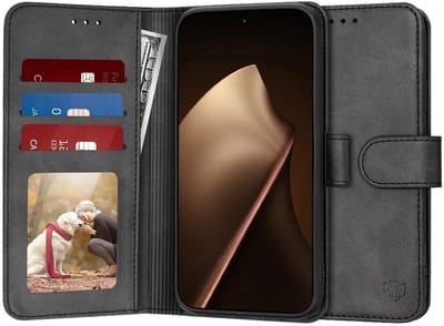 Hoesje geschikt voor Xiaomi 15T Pro - Techsuit Diary Book Wallet Case - Zwart