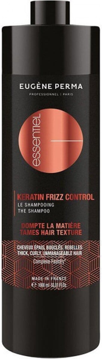 Eugene Perma - Keratin Frizz Control - 2 in 1 Shampoo - Voor Dik Krullend Haar - 1000ml