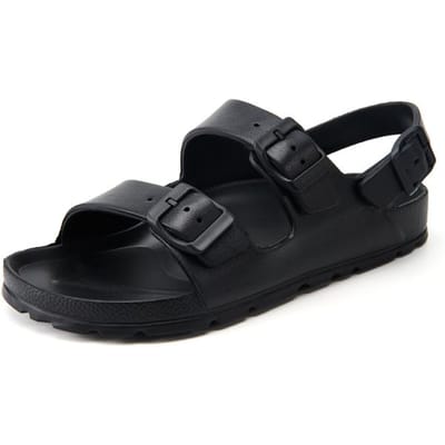 Korea Stijl Mode Strand Sandalen Dames Romeinse Sandaal Platform Gesp Zomerschoenen Vrouw Preppy Sandalias Schoeisel 37 zwart