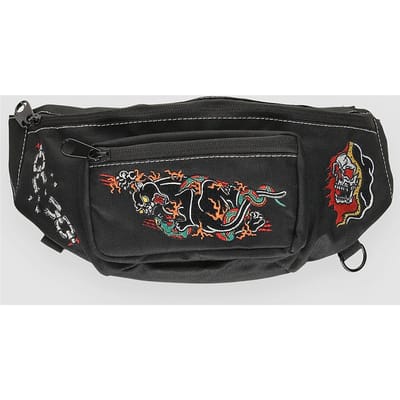 Ninth Hall Tatted Emb Hip Tas zwart