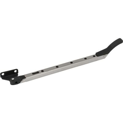 DX raamuitzetter 30cm Zwart met RVS finish