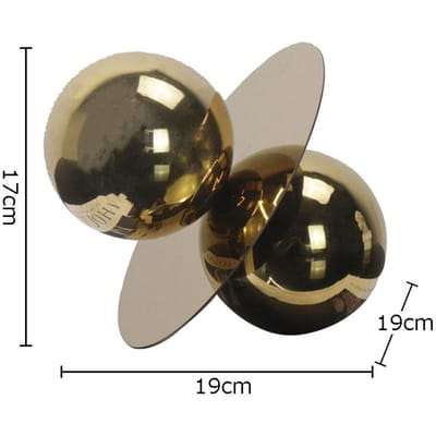Roestvrij Staal Gouden Bal Abstracte Ambachten Bureau Decoratie Bolvorm Geometrische Kunstwerken Ornamenten Kamer Esthetiek Decor