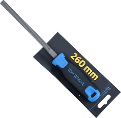 SW-Stahl 94830SB speciale remklauwvijl 4-zijdig gefreesd/vierkante vijl/remvijl/voor het reinigen van remklauwen en remklauwgeleider/260 mm/werkplaatsbenodigdheden/auto