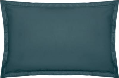 Atmosphera Katoen kussensloop - Set van 2 stuks - 50x70cm - Stormblauw