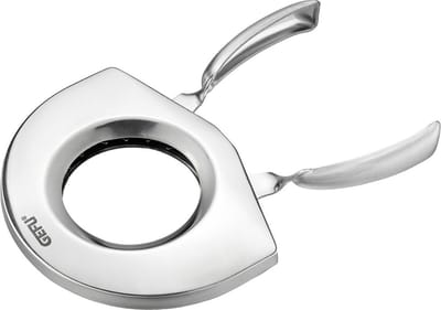 GEFU SCISO Eierknipper – Eierdopper voor Gekookte en Rauwe Eieren – RVS Eieropener – Geschikt voor Alle Eiermaten