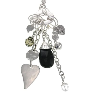 Behave - Lange ketting met diverse hangers - 67,5 cm