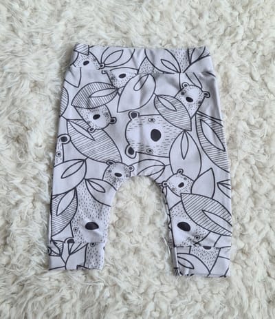 Little Jay broek animal collection - Beertjes grijs - Broekje