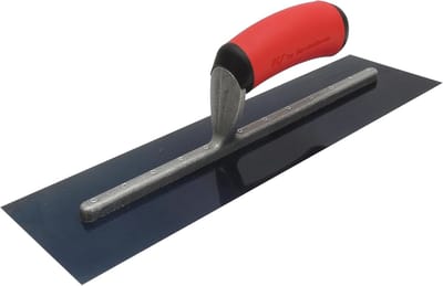 Beton Troffel - Afwerkspaan - Beton Afwerken - Blauw Stalen Handvat - 30cm x 8cm
