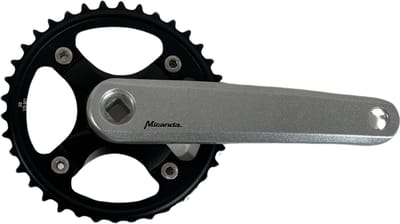 Miranda Rechter crank - 170 mm - 38T - 104 mm - Zilver