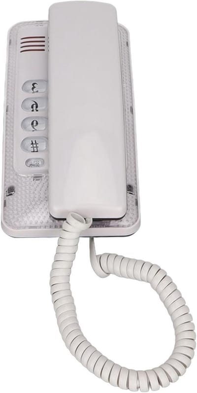 Vaste Telefoon - Huistelefoon Muur - Thuiskantoor Gebruik - Snelle Flashfunctie - Compact Ontwerp - Wit