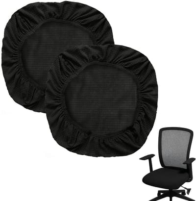 2 stuks bureaustoelhoezen, bureaustoelhoezen, wasbaar, voor bureaustoelen, elastische stoelhoezen voor bureaustoel, eetkamer, bar