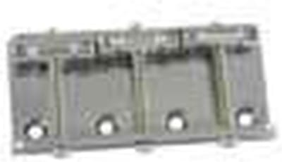 Allparts SB5813010 Brug voor Duo Sonic® – 3-Saddle, Chroom, Non-Tremolo