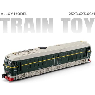 1:32 Dongfeng 4B Trein Model Speelgoed Auto Deuren Geopend Aangedreven Lopend Elektrisch Spuit Diesel Legering Voertuig Muziek Licht Modellen Voor Kind